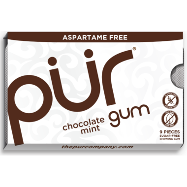 PUR zvykacky choco mint
